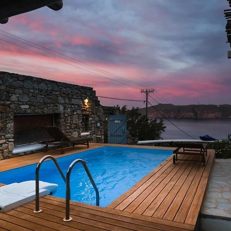 Allaya,Panormos Villa Private Pool Bagian luar foto