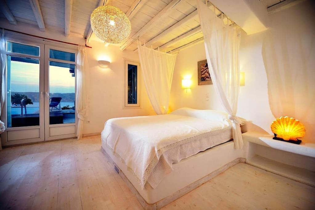 Allaya,Panormos Villa Private Pool Bagian luar foto