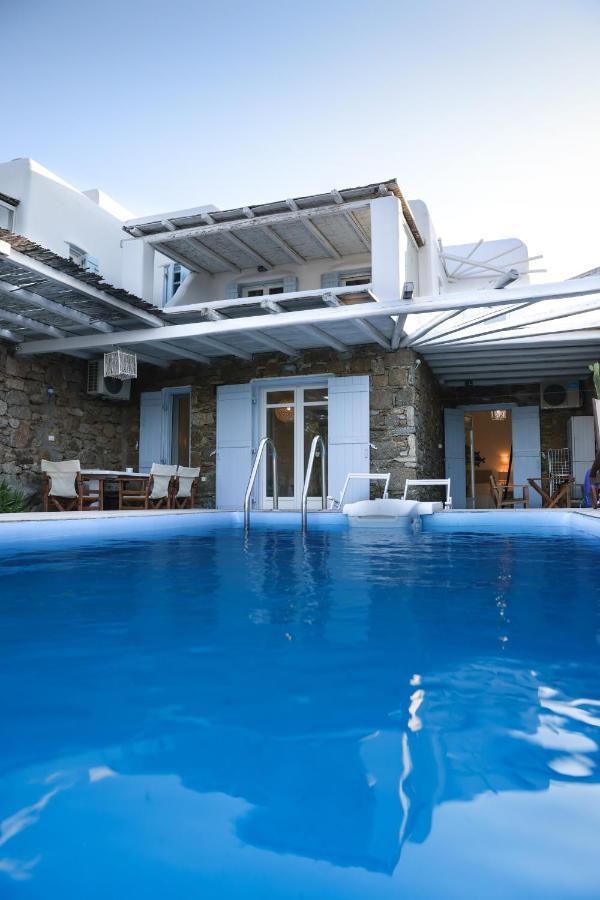 Allaya,Panormos Villa Private Pool Bagian luar foto